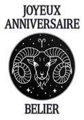Anniversaire vibrant pour un B&eacute;lier audacieux
